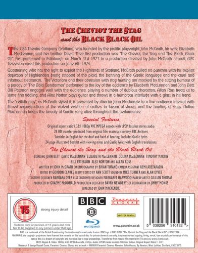 The Cheviot the Stag and the Black Black Oil Blu-ray