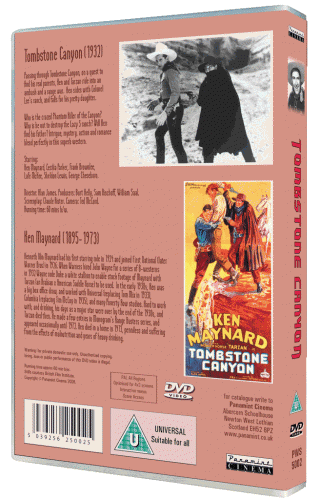 Tombstone Canyon DVD