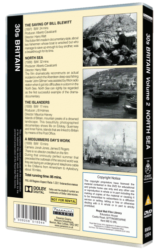 30s Britain Vol 2: North Sea DVD